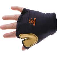 Anti-Impact Tool Grip Fingerless Right-Hand Glove, Size X-Large, Grain Leather Palm - Impacto 502-20XL-R