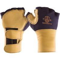 Premium Impact & Repetitive Strain Protective Right-Hand Glove, Size X-Small, Grain Leather Palm - Impacto 704-20XS-R