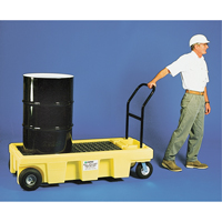 Poly-Spillcart Cart ATC, 66.5" L x 29" W x 46.9" H, 57 US gal. Spill Cap. - Enpac 5200-YE-A