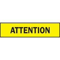 Barricade Tape, Bilingual, 3" W x 200' L, 3 mils, Black on Yellow - Brady 9491212