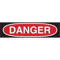Enseigne Danger, 10" x 14", Polystyr&egrave;ne, Bilingue - Brady 25361