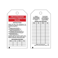 &eacute;tiquettes de rapport d'inspection, Polyester, 3" la x 5-3/4" h, Anglais - Brady 76222