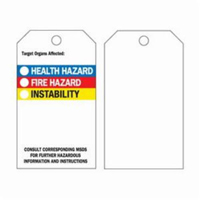 &eacute;tiquettes auto-plastifiantes du droit &agrave; l'information, Polyester, 3" la x 5-3/4" h, Anglais - Brady 76236