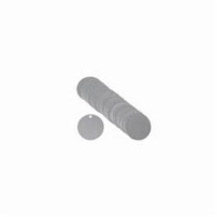 Blank Round Valve Tags, Aluminum, 2" dia - Brady 49909