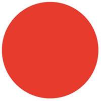 &eacute;tiquettes rondes inscriptibles, Cercle, 3" lo x 3" la, Rouge - Brady 30666
