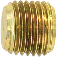 Pipe Plug (Counter Sunk Hex Head), 1/8" Dia., Brass - Topring 41.210