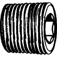 Pipe Plug (Counter Sunk Hex Head), 1/8" Dia., Brass - Topring 41.210