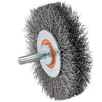 Disque mont&eacute; &agrave; fils cr&ecirc;p&eacute;s, 3" dia., Fils 0,0118" - Walter Technologies Pour Surface 13C175