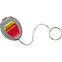 Key Caddy, Stainless Steel, 21" Cable, Belt Clip Attachment - Starrett SK1