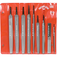 9-Piece Maintenance File Set, 9 Pcs - Nicholson By Crescent 22030NNN
