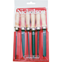 6-Piece American Pattern File Set, 6 Pcs - Nicholson By Crescent 22062NNN