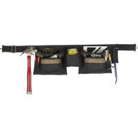 Deluxe Tool Belt Combo, Polyester, Black - Kuny's AP-1429