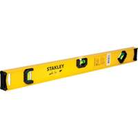 Niveau &agrave; lecture sur le dessus, Poutre en I, 24" lo, Aluminium, 3, Non magn&eacute;tique - Stanley Tools 42-074