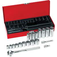 Jeu de cl&eacute;s &agrave; douilles &agrave; prise 3/8" - Klein Tools 65508