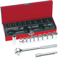 Jeu de cl&eacute;s &agrave; douilles &agrave; prise 1/2" - Klein Tools 65510