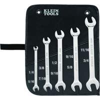 Jeu de cl&eacute;s avec &eacute;tui, Ouverte, 5 morcea - Klein Tools 68450