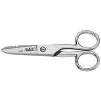 Ciseaux d'&eacute;lectricien nickel&eacute;s, 5-1/4", Poign&eacute;e Annea - Klein Tools 2100-7