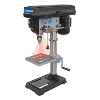 Perceuses &agrave; colonne avec laser, 10", Mandrin 1/2", 3050 tr/min - King Canada KC-110N