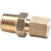 Compression Connectors - Tube to Male Pipe, 1/8" x 1/8" - Dominion D68-2A