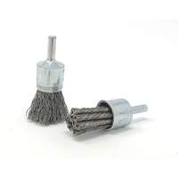 Brosse mont&eacute;e &agrave; fils ondul&eacute;s, 3/4" dia., dia. Des fils 0,014", Tige 1/4" - United Abrasives Inc. 02702