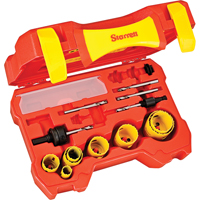 Locksmith's Hole Saw Kits, 14 Pieces - Starrett KDC08061-N