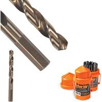 Foret s&eacute;rie courte SST+, Acier rapide, 7/64", 2-3/8" lo, 1-5/16" Cannelure, 118° Angle - Walter Technologies Pour Surface 01A007