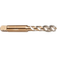 45° Spiral Flute Tap, High Speed Cobalt, 9/16"-12 Thread, 3-19/32" L - Dormer 5974018