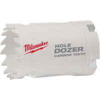 Hole Dozer Hole Saw, 1-3/8", 1-5/8" Depth of Cut, Carbide - Milwaukee 49-56-0712CAN
