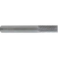 ALLSTEEL Cylindrical Shape Carbide Burr, SA-1, 1/4" Dia., 1/4" Shank, 5/8" Depth of Cut - Walter Surface Technologies 01W301