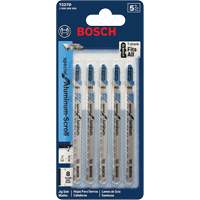 Jigsaw Blades, High Speed Steel, T-Shank, 4" L, 8 TPI - Bosch T227D