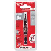 #1 Shockwave Impact Duty Step Drill Bit, 1/2" - 1-1/8" , 1/32" Increments, Titanium - Milwaukee 48-89-9241