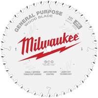 Lame de scie circulaire pour usage g&eacute;n&eacute;ral, 10", 40 dents, Pour Bois - Milwaukee 48-40-1024