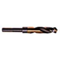 WorkLight Silver & Deming Reduced Shank Drill Bit, 21/32", High Speed Steel, 3" Flute, 118° Point - Precision 7233826