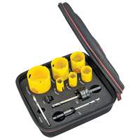 Plumber's Deep Cut Hole Saw Kit, 10 Pieces - Starrett KDC06041-N