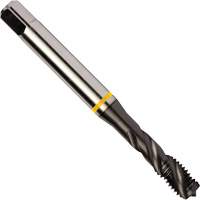 Yellow Shark Spiral Flute Tap, High Speed Cobalt, 1/4"-20 Thread, 3.15" L - Dormer 7350514