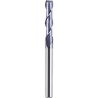 Fraise &agrave; embout carr&eacute;, 1/2" dia., 6" lo, 2 cannelures, 3" tige, Carbure -  