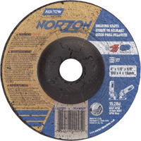 Meule NorZon Plus SGZ, 4" x 1/8", Arbre 5/8", C&eacute;ramique d'alumine, Type 27 - Norton 66252842005
