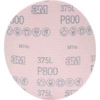 Hookit 375L Film Disc, 6" Dia., P800 Grit, Aluminum Oxide - 3M AB55674