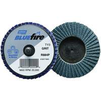 BlueFire&reg; R884P Mini Flap Disc, 2" x Type 27, 40 Grit, Zirconia Alumina - Norton 77696090166
