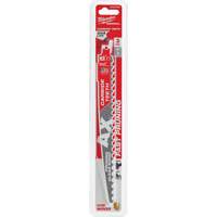 Lame Ax Sawzall pour l'&eacute;lagage et le nettoyage du bois, Carbure, 3 Dents par pouce, 9" lo x 1" la - Milwaukee 48-00-5332CAN