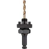 Hole Dozer Hole Saw Large Arbor with Cobalt Pilot Bit, 1-1/4" and Larger, 1/4" Shank - Milwaukee 49-56-7115