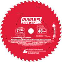 Steel Demon Cermet II Circular Saw Blade, 7-1/4", 48 Teeth, Metal Use - Diablo D0748CFA