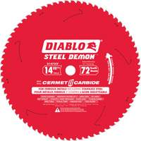 Steel Demon Cermet II Circular Saw Blade, 14", 72 Teeth, Metal Use - Diablo D1472CF