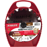 Carbide Stacked Dado Saw Blade Set - Diablo DD208HC