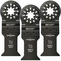 Lames standards pour bois et clous 1-3/8" Starlock - Imperial Blades IBSL300-3