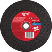 Meule &agrave; tronçonner, 9" x 3/32", Arbre de 7/8", Type 1, 6600 Tr/min - Milwaukee 49-94-9000