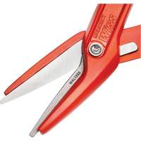 Cisaille d'&eacute;tain en aluminium dentel&eacute; de 13" avec poign&eacute;e tremp&eacute;e, Longueur de coupe de 3", Coupe Droit - Crescent WAL13SS