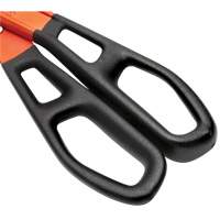 Cisaille d'&eacute;tain en aluminium dentel&eacute; de 13" avec poign&eacute;e tremp&eacute;e, Longueur de coupe de 3", Coupe Droit - Crescent WAL13SS
