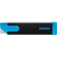Couteau r&eacute;tractable pratique Secunorm avec manche peint, 8,5 mm, Acier inoxydable - Martor 445.02