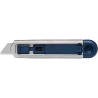 Secunorm Profi 25 MDP avec lame &agrave; pointe &eacute;mouss&eacute;e, 18 mm, Acier inoxydable, Robuste, Prise en Aluminium - Martor 120701.02